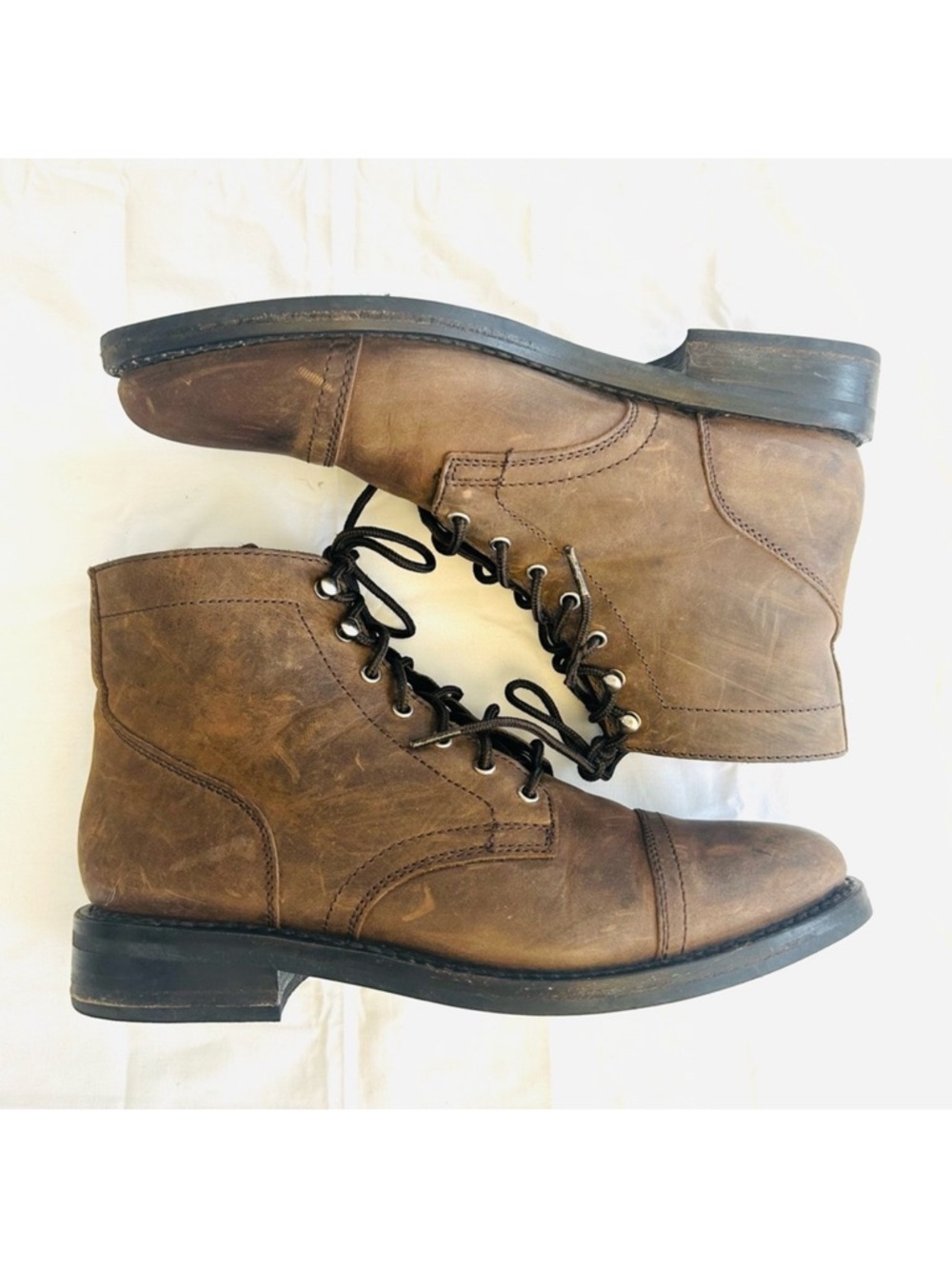 Thursday Boot Company Everyday Captains Lace-Up Cap Toe Boots - Picture 7 of 16